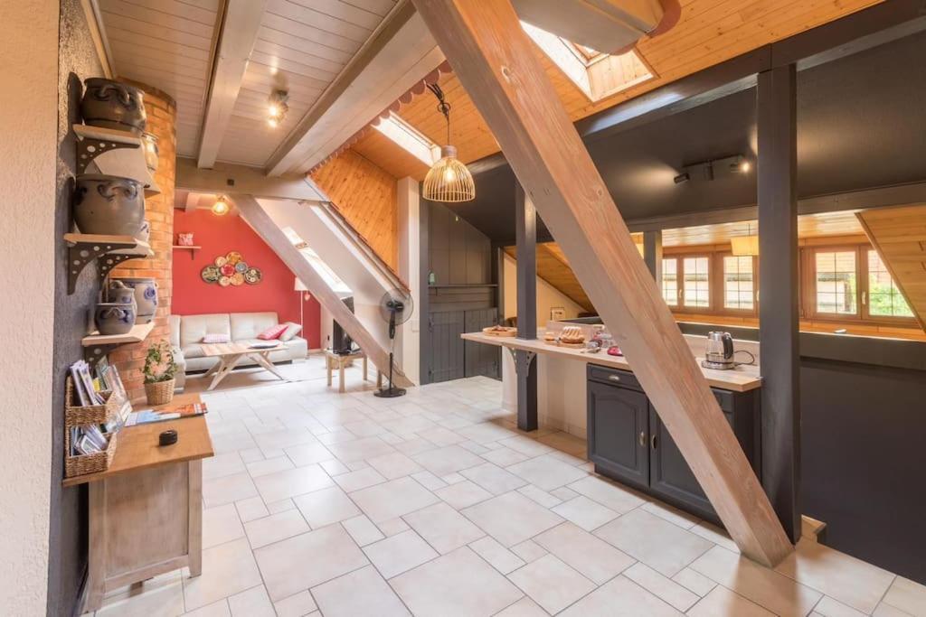 Le Kelsch, Loft Duplex 130M2 Avec Sauna, Proche Vignoble 마를랭 외부 사진
